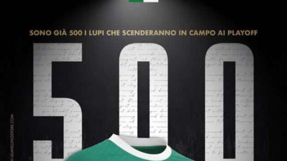 Lupo sulla pelle: l'iniziativa dell'Avellino viaggia a gonfie vele. Già 500 firme sulla maglia!