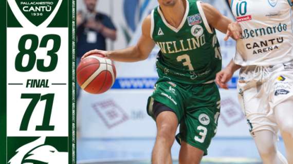 Mussini e l'ottimo terzo quarto non evitano all'Avellino Basket la sconfitta contro Cantù 