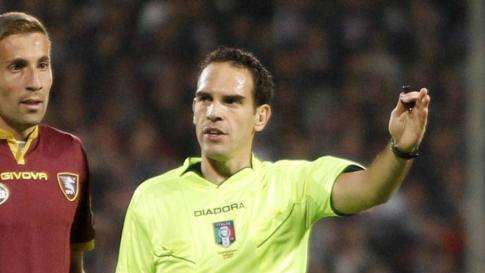 Contro il Bari fischia ancora Valerio Marini
