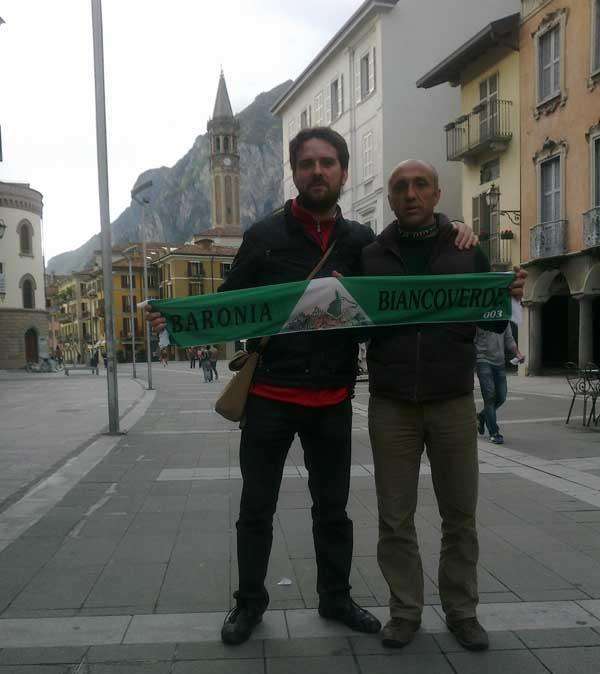 I Lupi festeggiano anche sotto il Matitone di Lecco