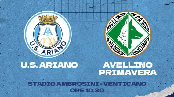 US Ariano, domani mattina allenamento congiunto con la Primavera dell'Avellino