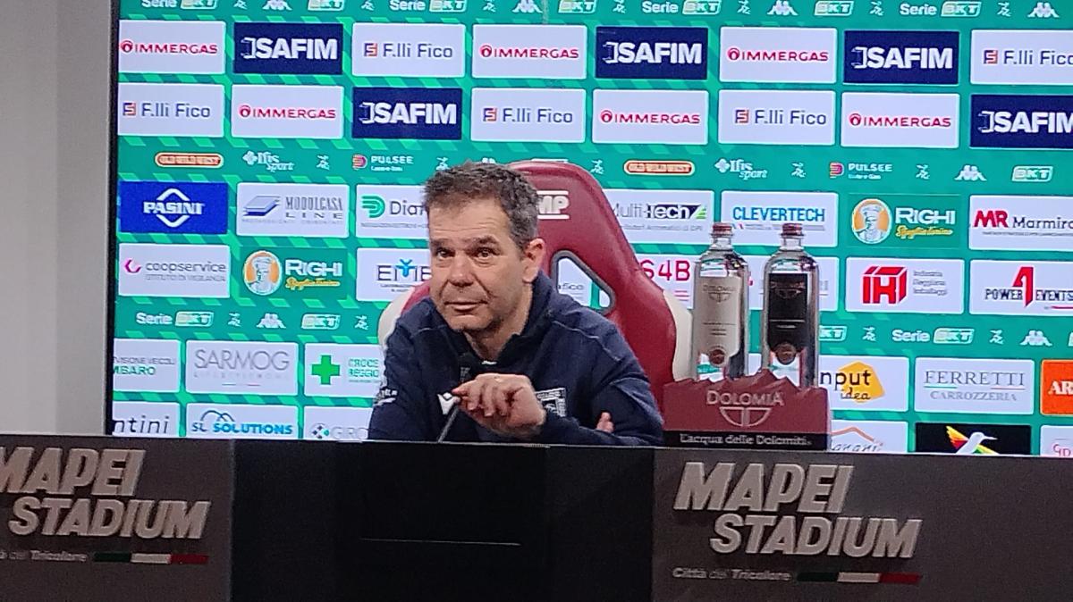 Reggiana, Rubinacci: "Per 30 minuti perfetti, peccato non averla chiusa. C'è rammarico ma ho visto una squadra in crescita"
