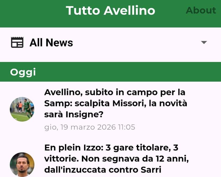 E' arrivata la nuova app TuttoAvellino: video e notifiche push le principali novità