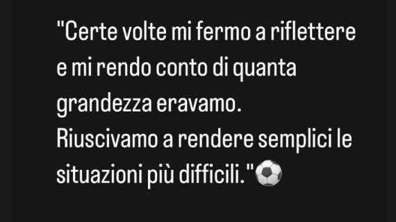 Angelo D'Angelo: "A volte mi fermo a riflettere, quanta grandezza eravamo"