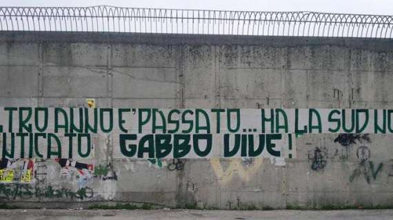 La Curva Sud ricorda Gabriele Sandri