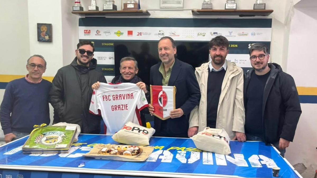 Bari lascia il ritiro, l'FBC Gravina: "Un onore ospitare i biancorossi"