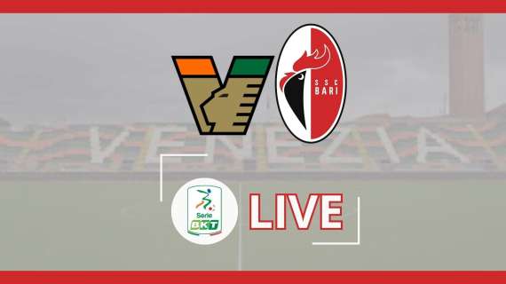 Venezia-Bari 2-1, sconfitta all'esordio per Caserta. Secondo tempo sfortunato per i biancorossi. Rivivi il live