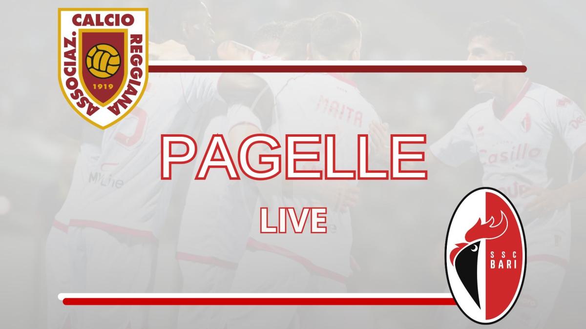 Reggiana-Bari: le pagelle LIVE dell'ottava giornata