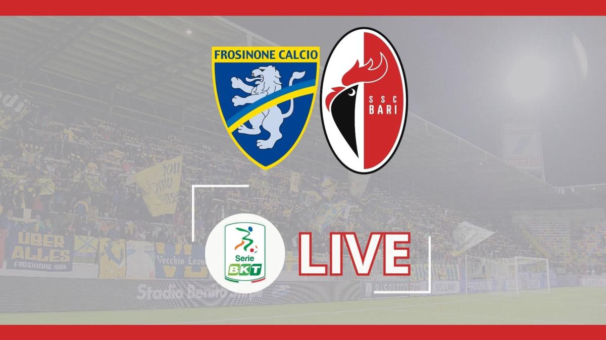 LIVE - Frosinone-Bari 1-1: Rao vicino alla doppietta