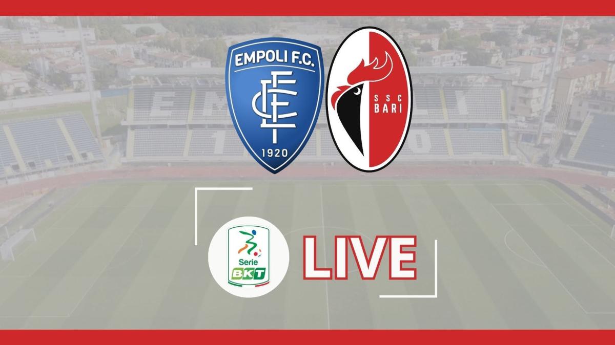 LIVE - Empoli-Bari 0-0, ritmi bassi al Castellani