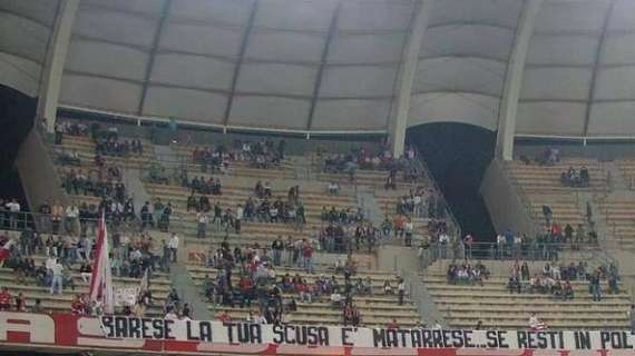 Bari-Bitonto, pochi spettatori al San Nicola: il dato