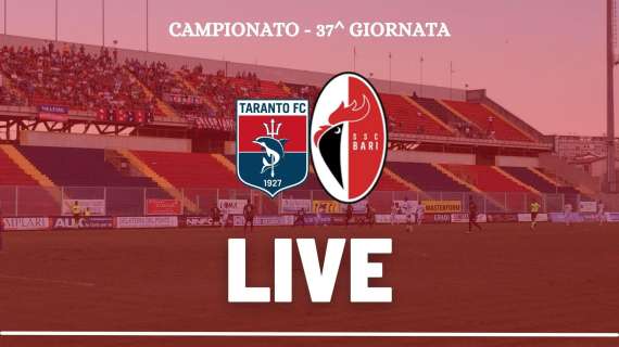 Taranto-Bari 0-0, derby incolore allo 'Iacovone'. Poche occasioni, rivivi il live