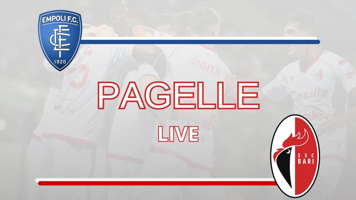 Empoli-Bari: le pagelle LIVE della 14esima giornata