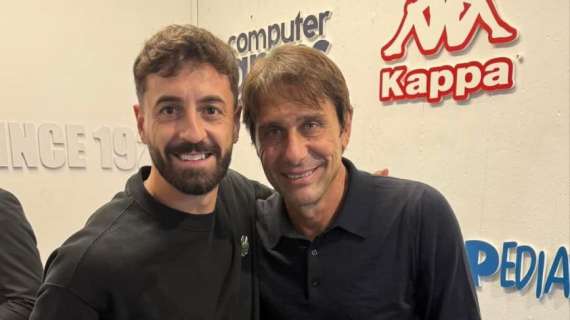 FOTO - Conte-Caputo, incontro speciale tra i due ex biancorossi ad Empoli