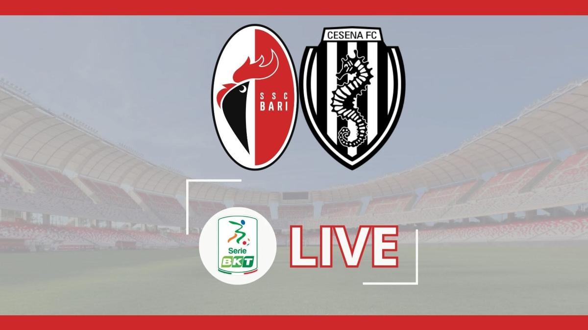 Bari-Cesena 1-0: altri tre punti per i biancorossi, Gytkjaer match winner. Rivivi il LIVE