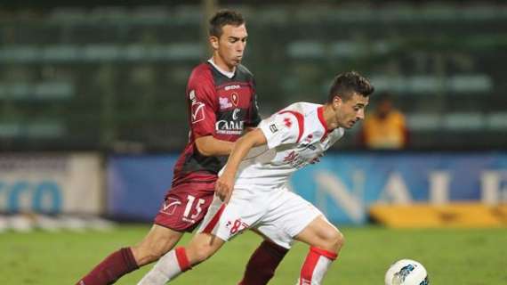 Francesco Caputo in Reggina-Bari 3-1