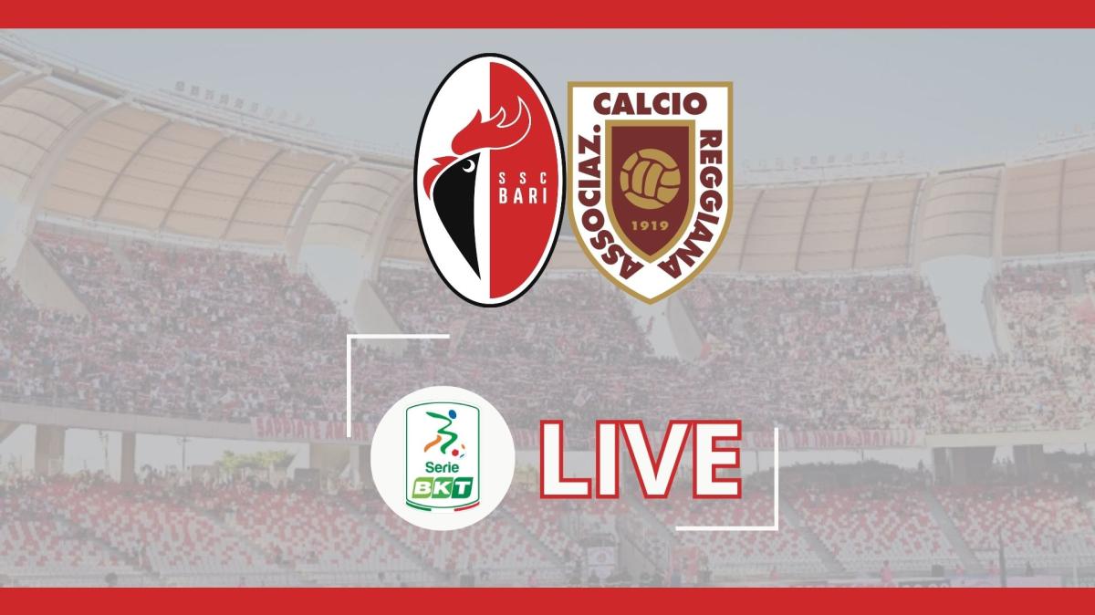 LIVE -  Bari-Reggiana 2-0, ammonito Artioli nei biancorossi