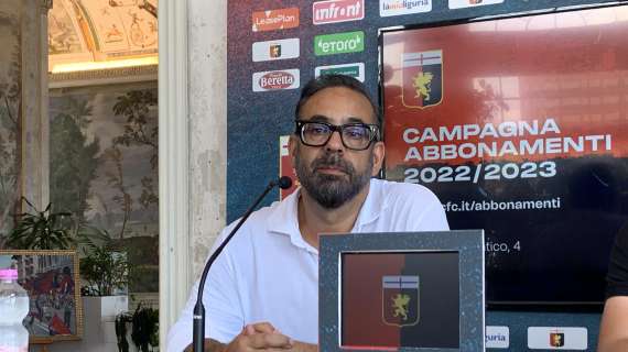 Genoa, l'ad Blazquez: "Bari forte, ora otto finali. Vorrei arrivare primo"