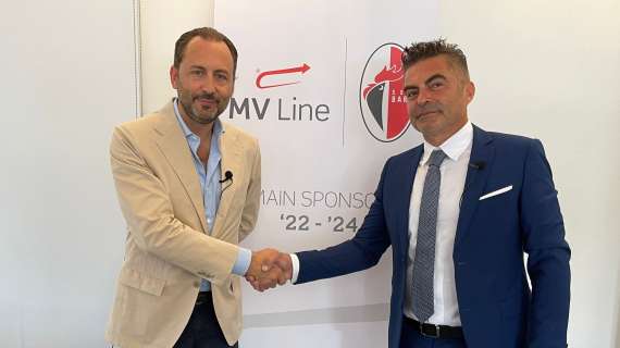 Nuovo sponsor in casa Bari: ecco MV Line Group. LdL: "Ulteriore passo di crescita"