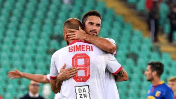 Bari-Potenza 2-1, decidono Simeri e Terrani. Frattali salva nel finale. Rivivi il match