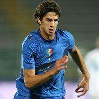 Andrea Ranocchia con la maglia della Nazionale Under 21