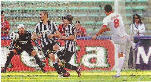 Bari-Juventus 1-0, gol Donati