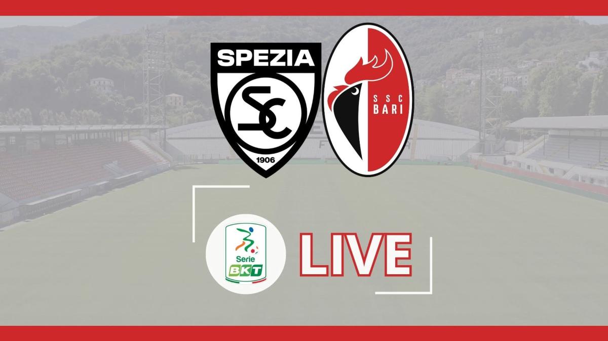Spezia-Bari 1-1: Gytkjaer apre, Kouda risponde e viene espulso. Ma i biancorossi non sfondano. Rivivi il LIVE 