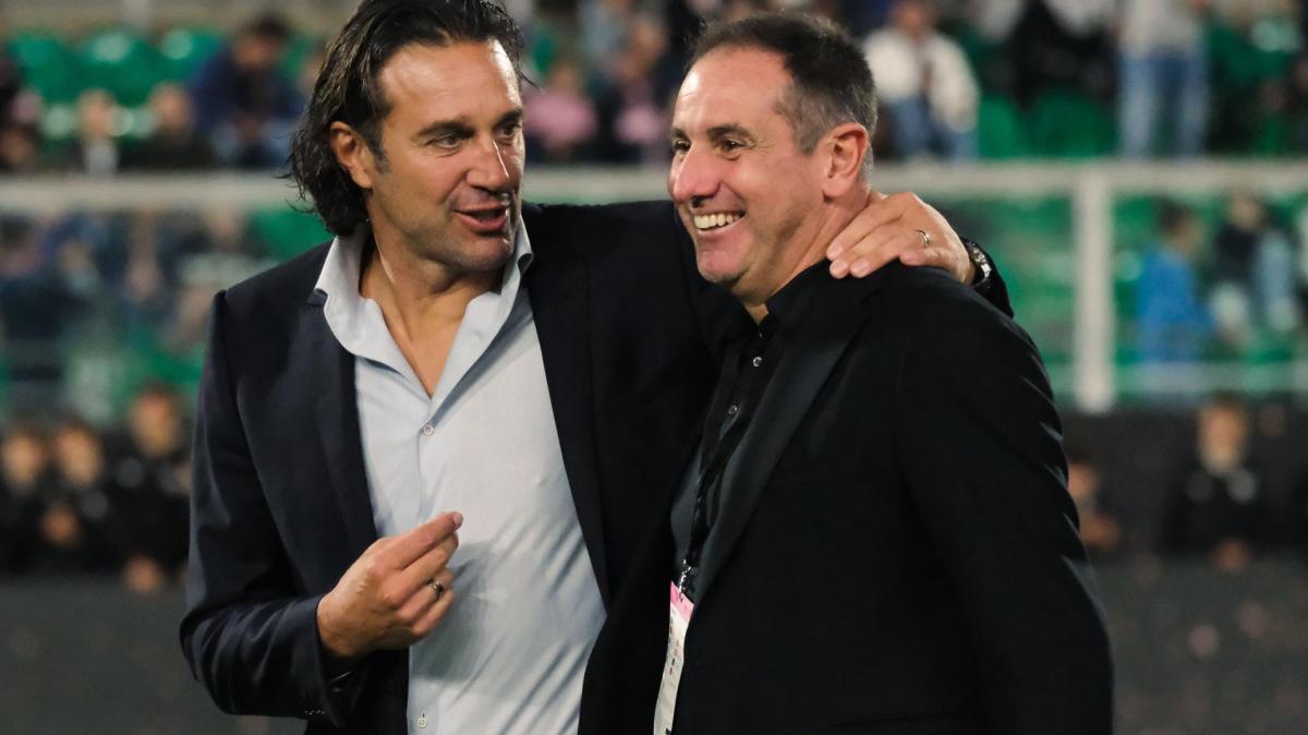 Lamberto Zauli con Luca Toni