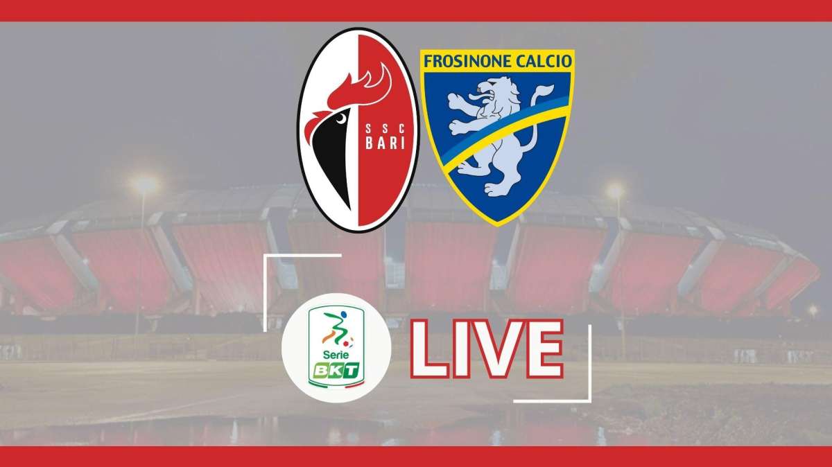 LIVE - Bari-Frosinone 0-1: il VAR annulla il vantaggio di Pagano, poi segna Raimondo