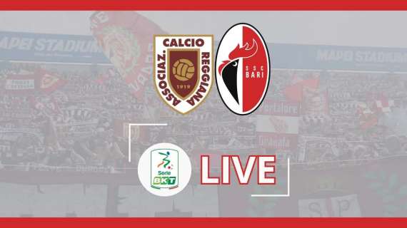 LIVE -  Reggiana-Bari 0-0, dentro Novakovich per Maita