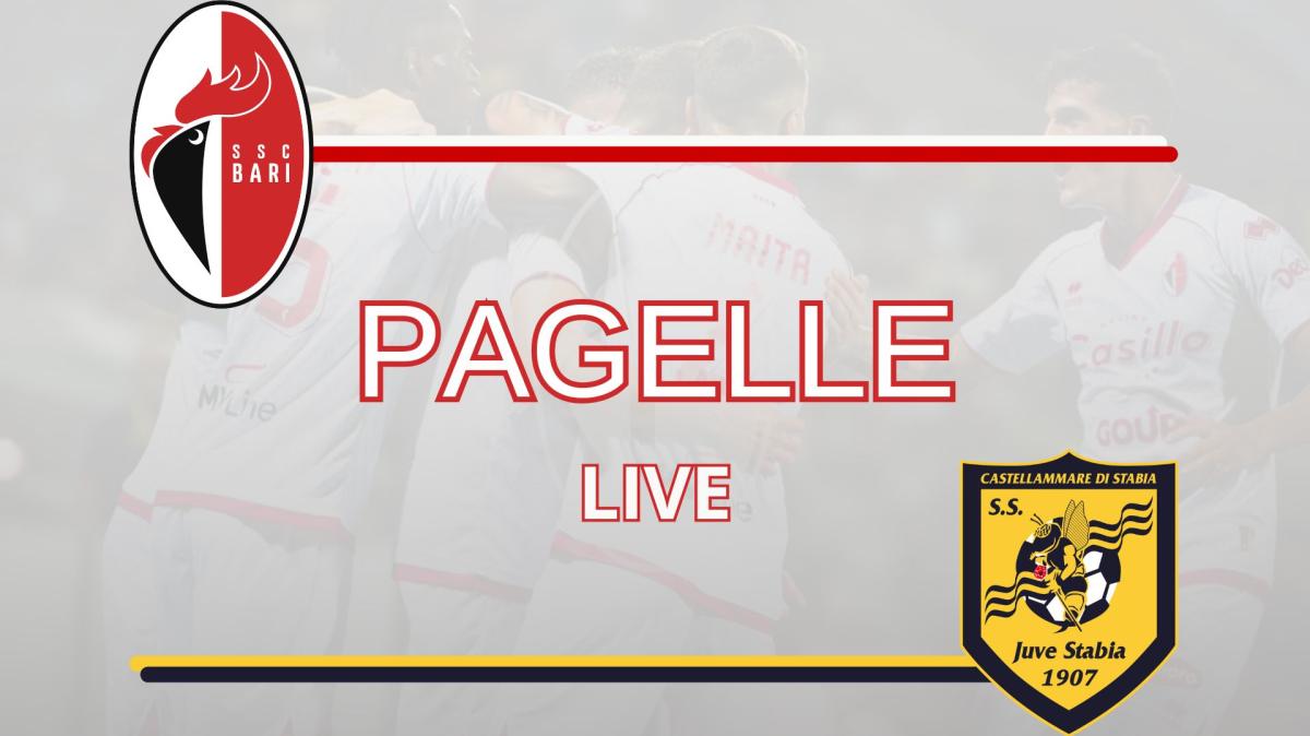 Bari-Juve Stabia: le pagelle LIVE dal San Nicola