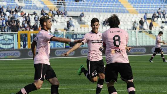 Il Palermo vince il derby. Successi per Empoli e Latina