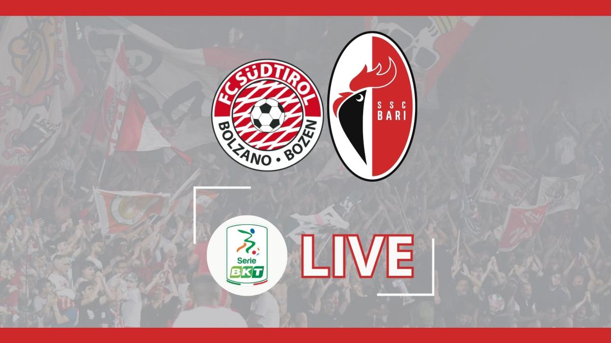 LIVE - Sudtirol-Bari, le formazioni ufficiali: dentro Braunoder. Davanti confermati Rao e Moncini