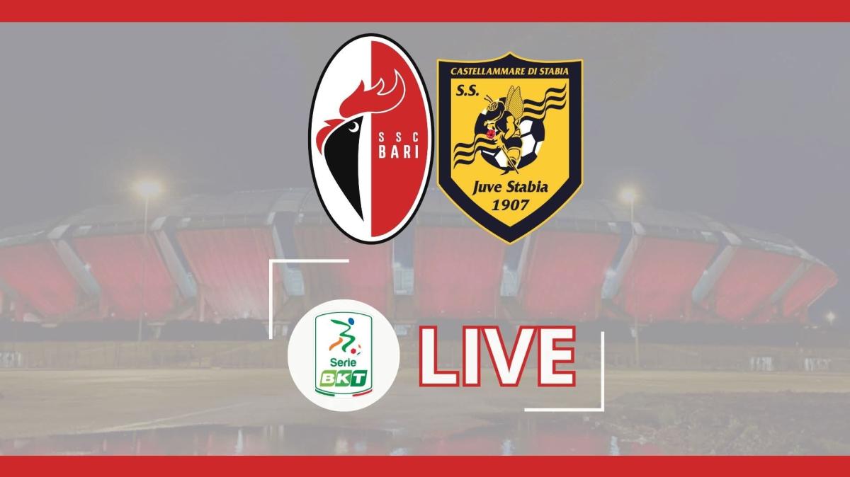 LIVE - Bari-Juve Stabia 0-1, intervallo al San Nicola