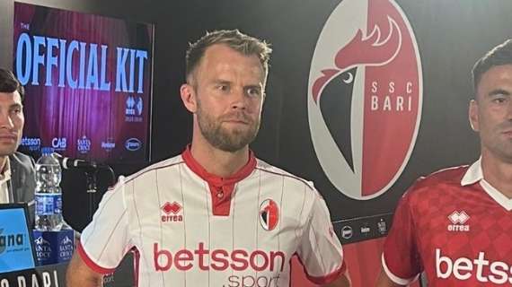 Betsson Sport sulla maglia del Bari. LDL: "Insieme per qualcosa di importante"