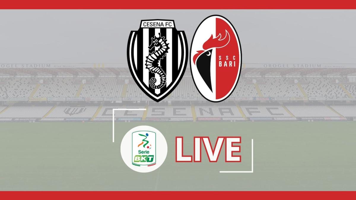 LIVE - Cesena-Bari 0-0: fine del primo tempo