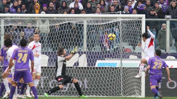 Il gol di Barreto in Fiorentina-Bari 2-1 del 10/01/2010