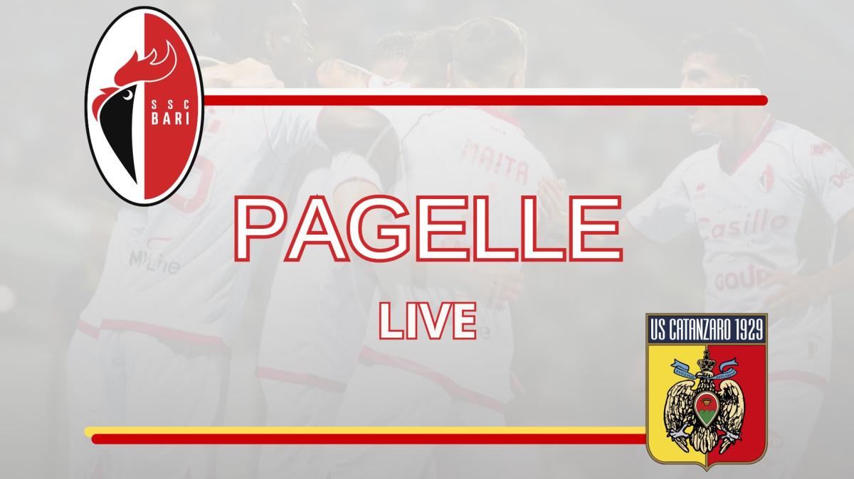Bari-Catanzaro: le pagelle LIVE dell'anticipo della 17esima giornata