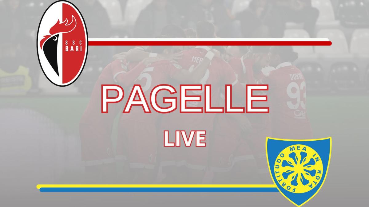 Bari-Carrarese: le pagelle LIVE dal San Nicola
