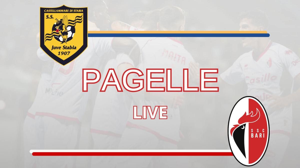 Juve Stabia-Bari, le pagelle live del match
