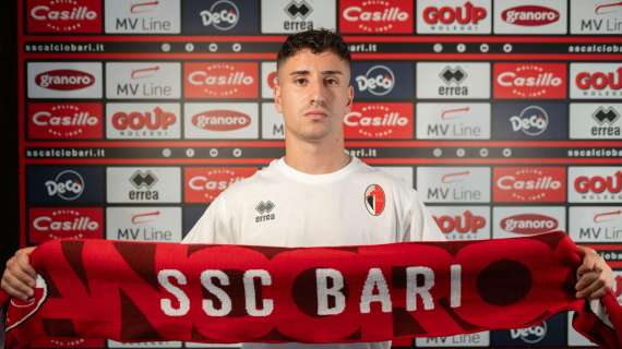 UFFICIALE - Manzari è un calciatore del Bari. Arriva a titolo definitivo