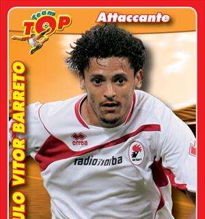 foto di Barreto nell&#039;album della &quot;Panini&quot;