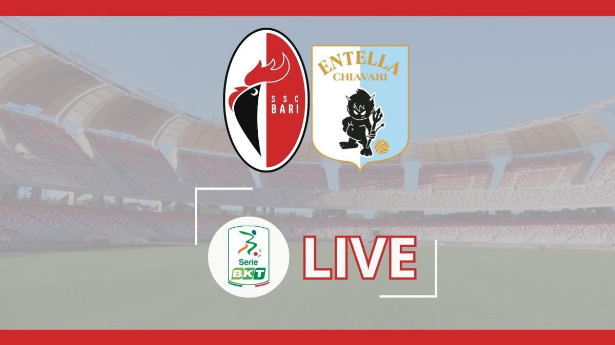 LIVE - Bari-Virtus Entella 1-0, intervallo al San Nicola