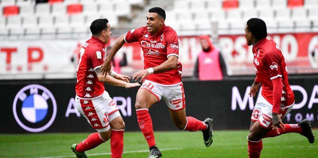 Ascoli-Bari, l'esultanza dell'MVP Cheddira: "Tutti insieme" - FOTO 