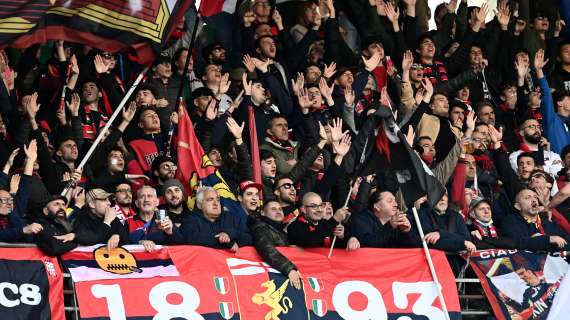 Verso Genoa-Bari, il tifo rossoblu annuncia: "Festeggeremo promozione, poi il funerale della Sampdoria"