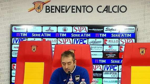 SALA STAMPA dopo Benevento-Sampdoria, Giampaolo:"E' una partita che la Samp non avrebbe mai dovuto perdere, mai!"