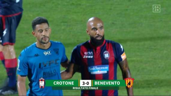 CROTONE - BENEVENTO 3-0: DECIDE UNA TRIPLETTA DI SIMY