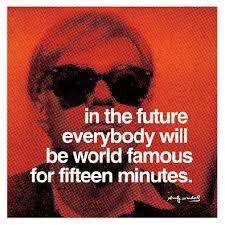 L'EDITORIALE DI TB: Vacca e i 15 minuti di fama di Andy Warhol…..