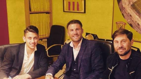 Benevento, primo contratto da "pro" per il giovane Cuccurullo: "Oggi si è realizzato un sogno"