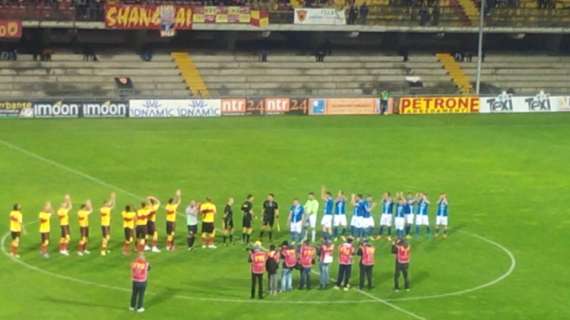 Benevento-Matera 3-3 (21' Marotta 49' Letizia 57' Letizia 75' Iannini 87' Scognamiglio 90' Marotta) 